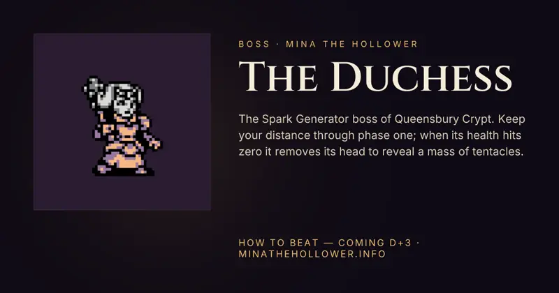 The Duchess of Queensbury boss
